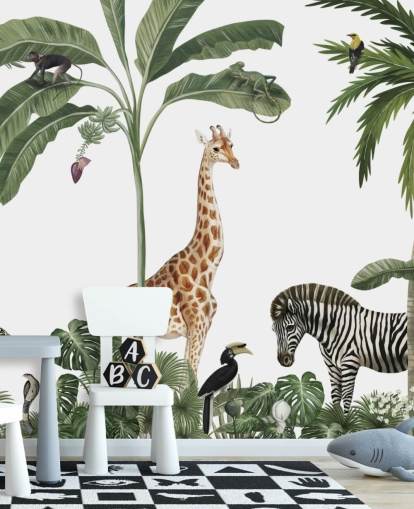 papel de parede de animais da selva na floresta tropical papel de parede de animais da selva na floresta tropical