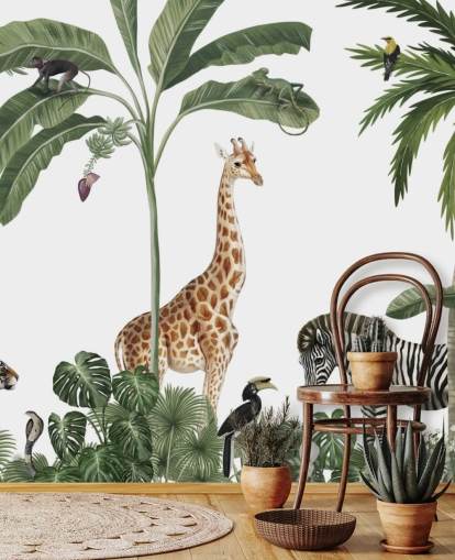 fondo de pantalla de animales de la selva en la selva