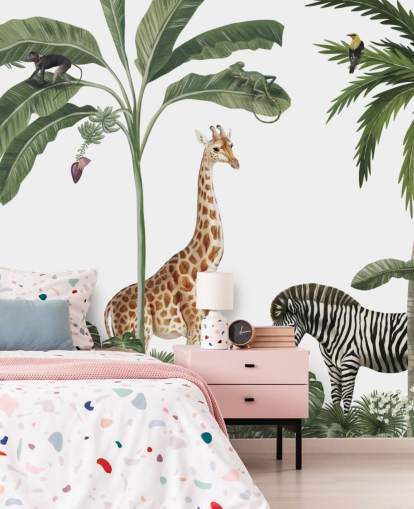 jungledieren in regenwoudbehang jungledieren in regenwoudbehang
