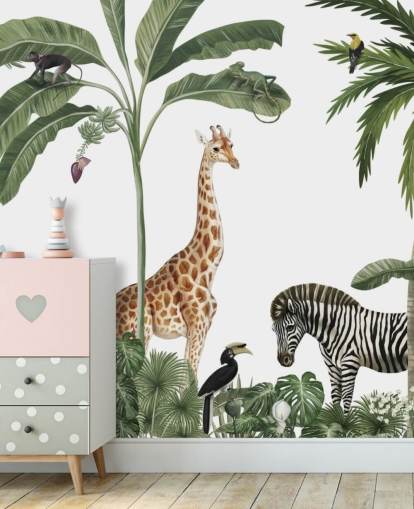 papel de parede de animais da selva na floresta tropical papel de parede de animais da selva na floresta tropical