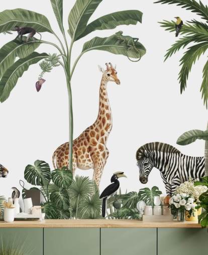 fondo de pantalla de animales de la selva en la selva