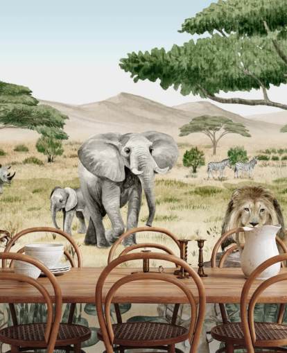 safari animals in a savanna wallpaper safari animals in a savanna wallpaper