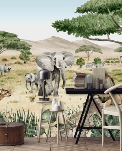 safari animals in a savanna wallpaper safari animals in a savanna wallpaper