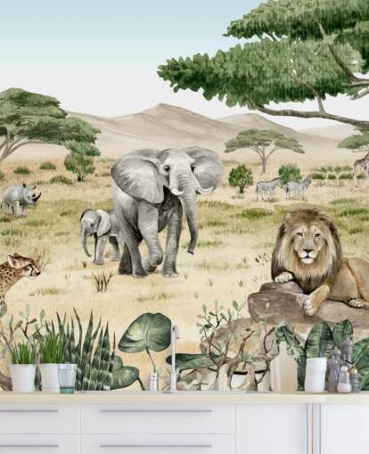 safari animals in a savanna wallpaper safari animals in a savanna wallpaper