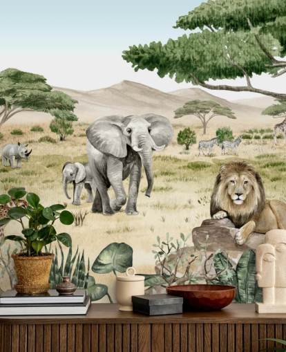 fondo de pantalla de animales de safari en una sabana fondo de pantalla de animales de safari en una sabana