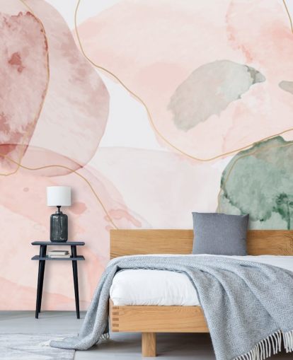 pastel watercolour shapes wallpaper pastel watercolour shapes wallpaper