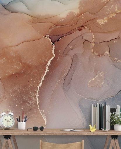 papel de parede cor esfumaçada efeito aquarela