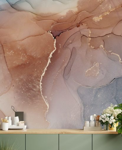 papel de parede cor esfumaçada efeito aquarela