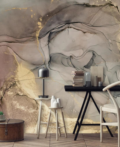 smoky grey and purple and gold marble effect wallpaper smoky grey and purple and gold marble effect wallpaper