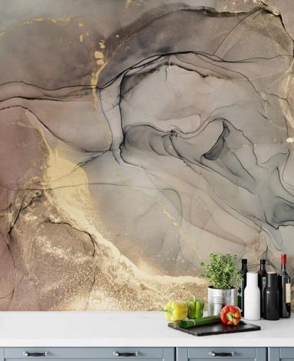 smoky grey and purple and gold marble effect wallpaper smoky grey and purple and gold marble effect wallpaper