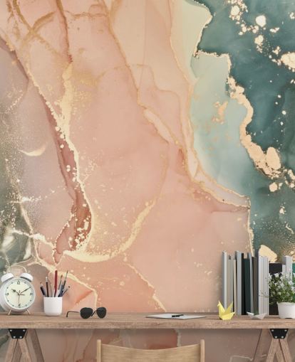 pastellisävyt vaaleanpunaisessa ja vihreässä vesivärimaalauksessa nimeltä Pastel Hues makuuhuoneisiin, kylpyhuoneisiin ja keittiöihin pastellisävyt vaaleanpunaisessa ja vihreässä vesivärimaalauksessa nimeltä Pastel Hues makuuhuoneisiin, kylpyhuoneisiin ja keittiöihin