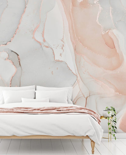 off white och persika rosa marmor tapeter off white och persika rosa marmor tapeter