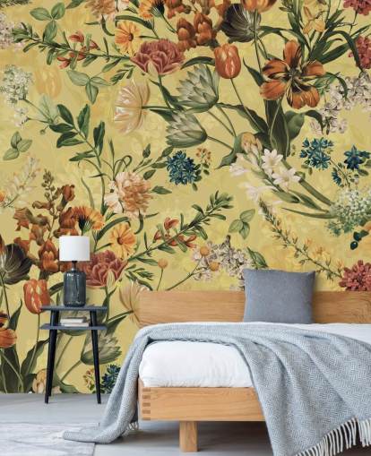 papier peint floral country papier peint floral country