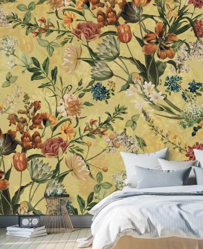 country florals wallpaper