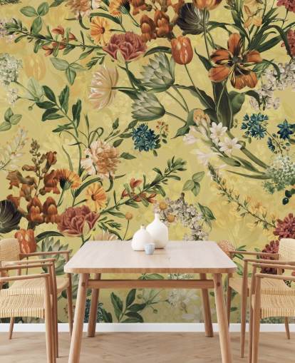 carta da parati country florals