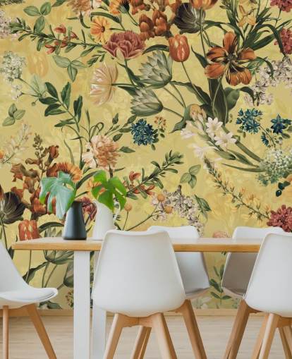 country florals wallpaper