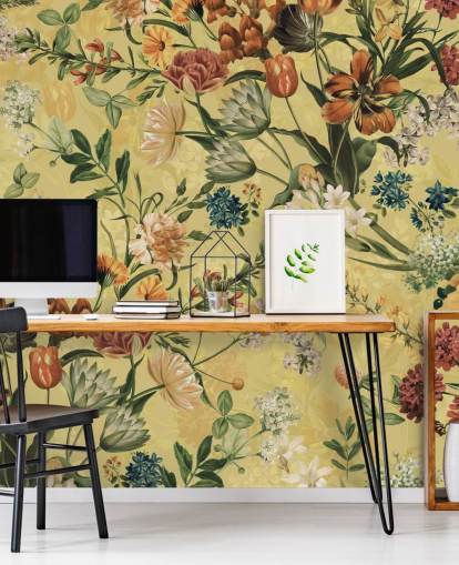 country florals wallpaper