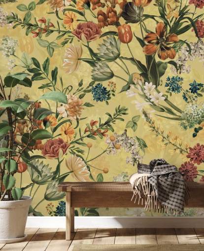 land blomster tapet land blomster tapet