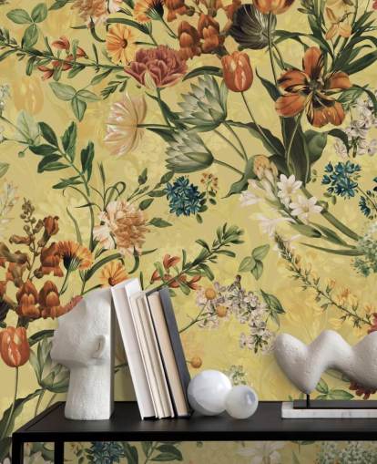 country florals wallpaper