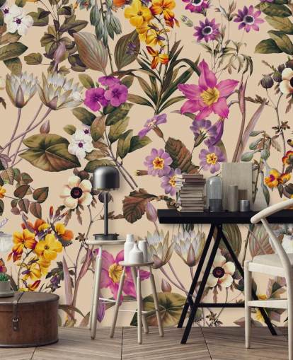 papel de parede bonito flores