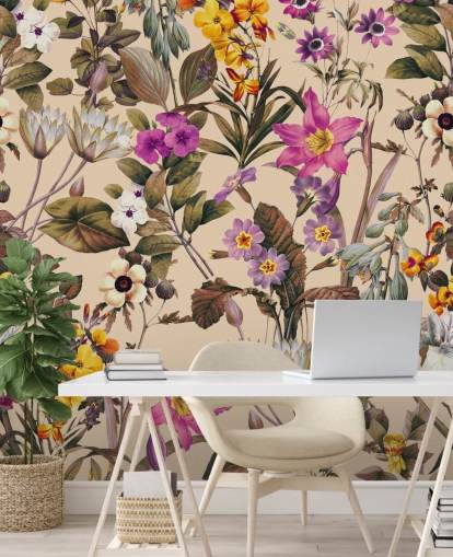 bella carta da parati fiori