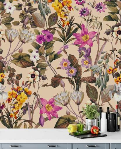 papel de parede bonito flores