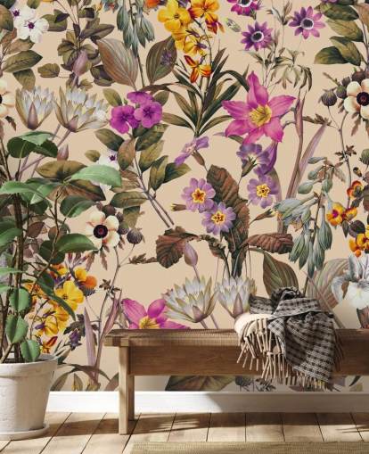 smukke blomster tapet smukke blomster tapet