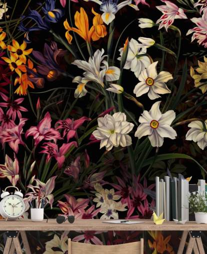 dark floral wallpaper dark floral wallpaper