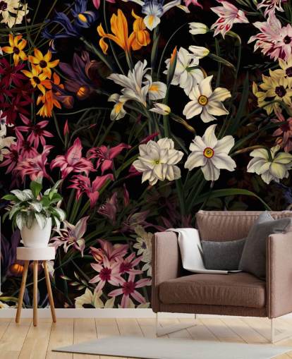 dark floral wallpaper dark floral wallpaper