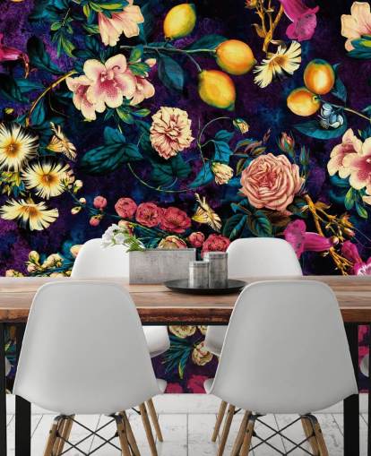 mørk frukt og floral tapet mørk frukt og floral tapet