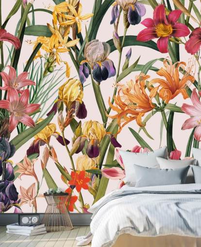 tropisk floral tapet tropisk floral tapet