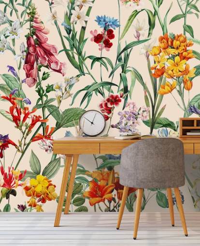 pretty colourful meadow flowers wallpaper pretty colourful meadow flowers wallpaper