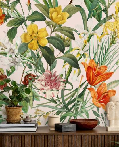 tropisch bloemenbehang tropisch bloemenbehang