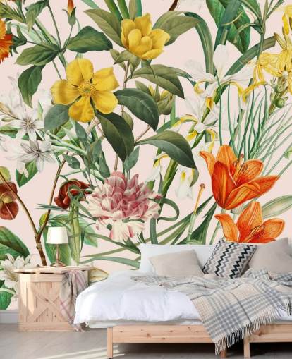 tropisch bloemenbehang tropisch bloemenbehang