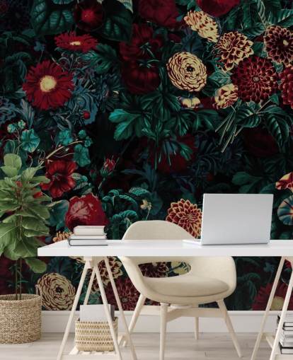 maroon flower wallpaper