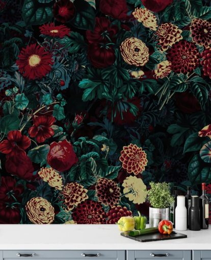 maroon blomma tapet maroon blomma tapet