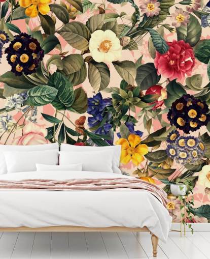 joli papier peint de fleurs