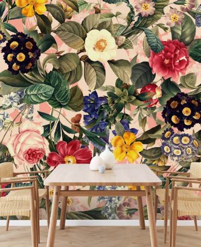 joli papier peint de fleurs