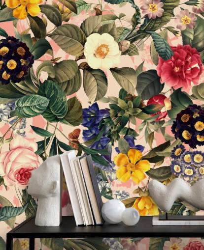 joli papier peint de fleurs