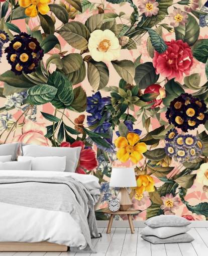 joli papier peint de fleurs