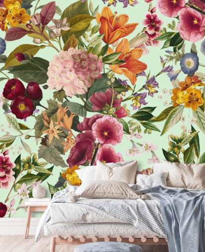 vilde blomster tapet vilde blomster tapet