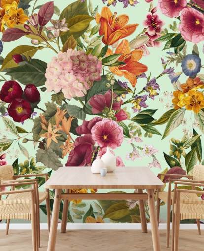 papel de parede flores selvagens