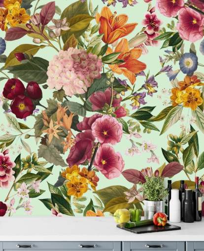 papel de parede flores selvagens