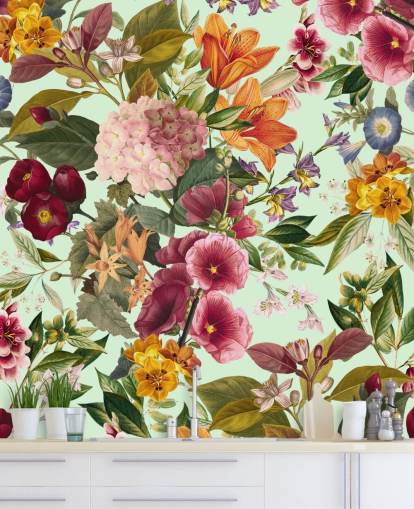 vilde blomster tapet