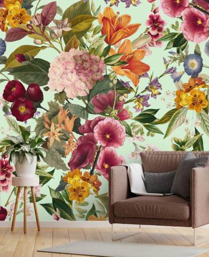 papel de parede flores selvagens