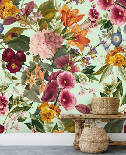 papel de parede flores selvagens
