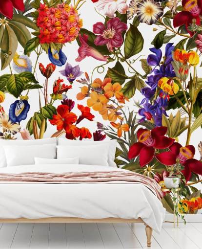 pretty floral wallpaper