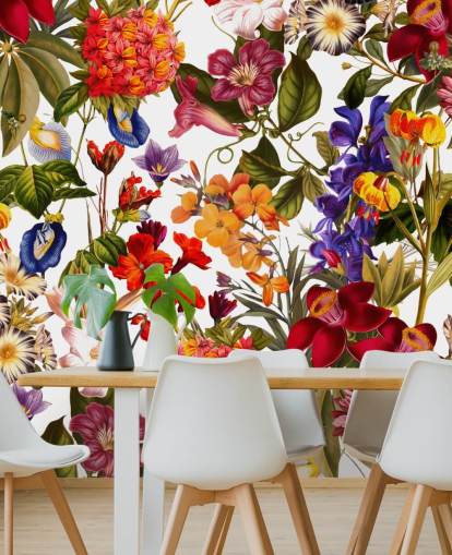 papel de parede floral bonito