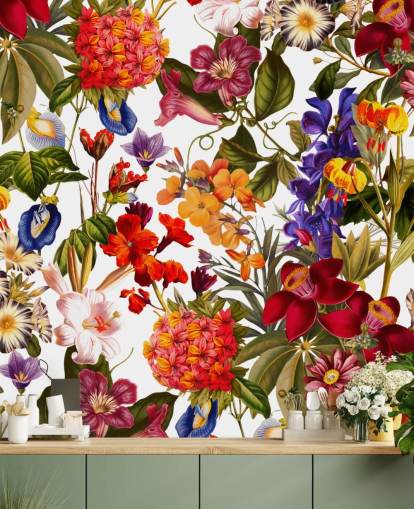 pretty floral wallpaper