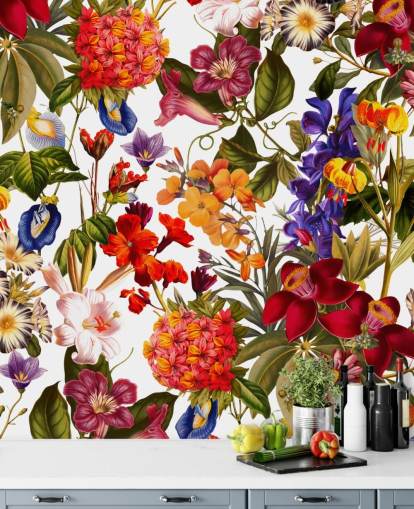 pretty floral wallpaper